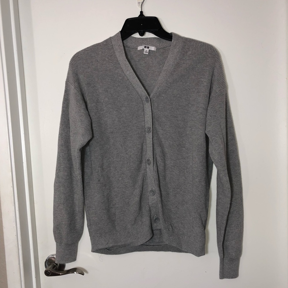 Knit button sweater